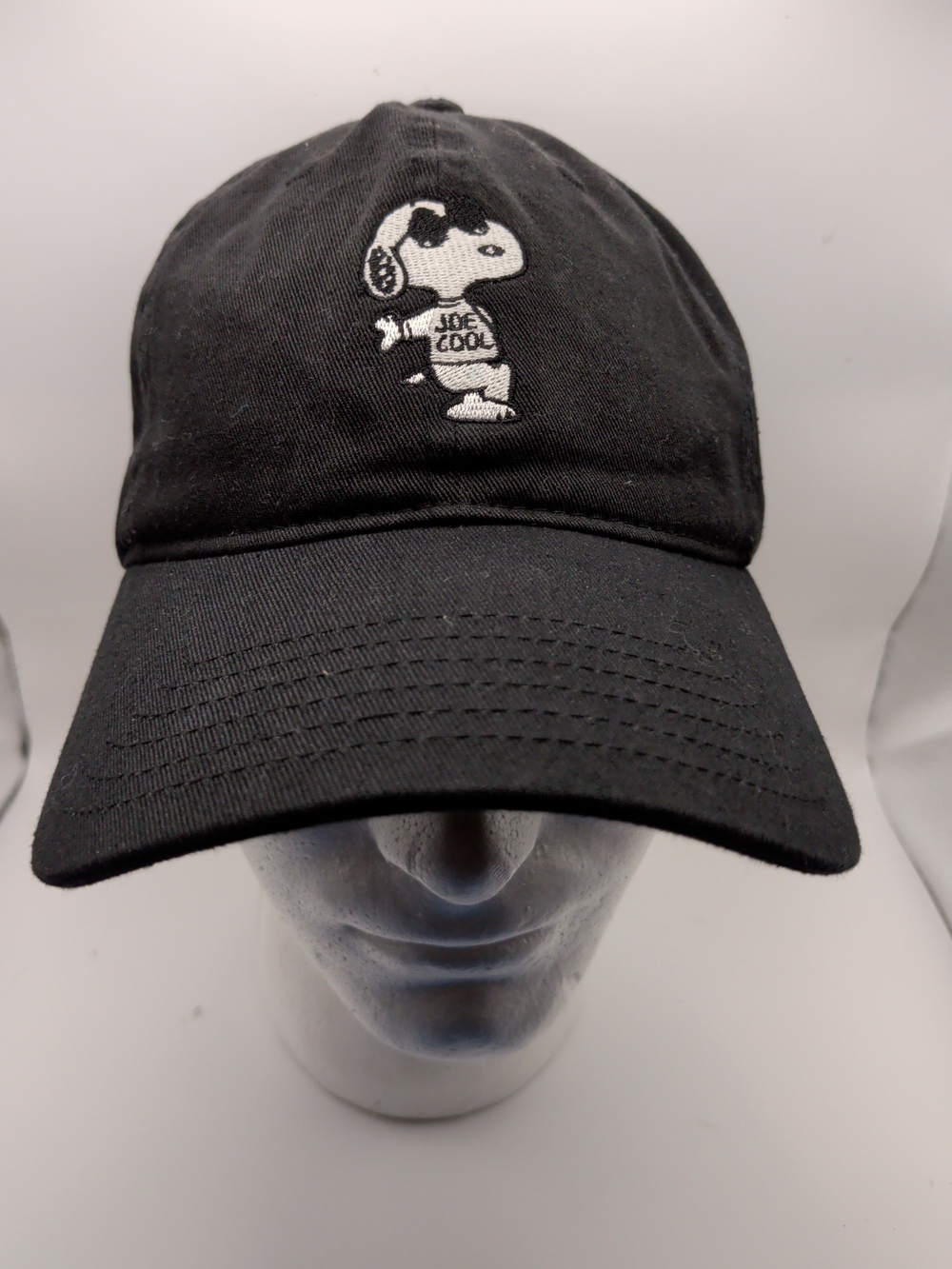 Snoopy Joe Cool Embroidered Baseball Cap Dad Hat One Size Fit Buckle Back (F)